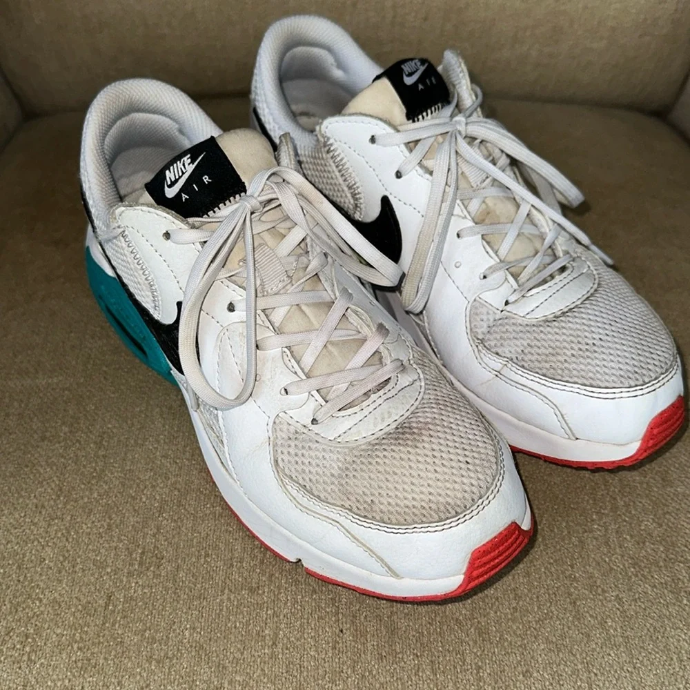 NIKE Air Max Excee 'Oracle Aqua Barely Volt' CD5432-102 Womens Sneakers Size 8.5